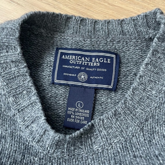 Vintage american eagle 100% wool crewneck sweater - Picture 2 of 4